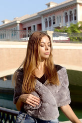 Soft Fur Shoulder Scarf - Voile Fashion